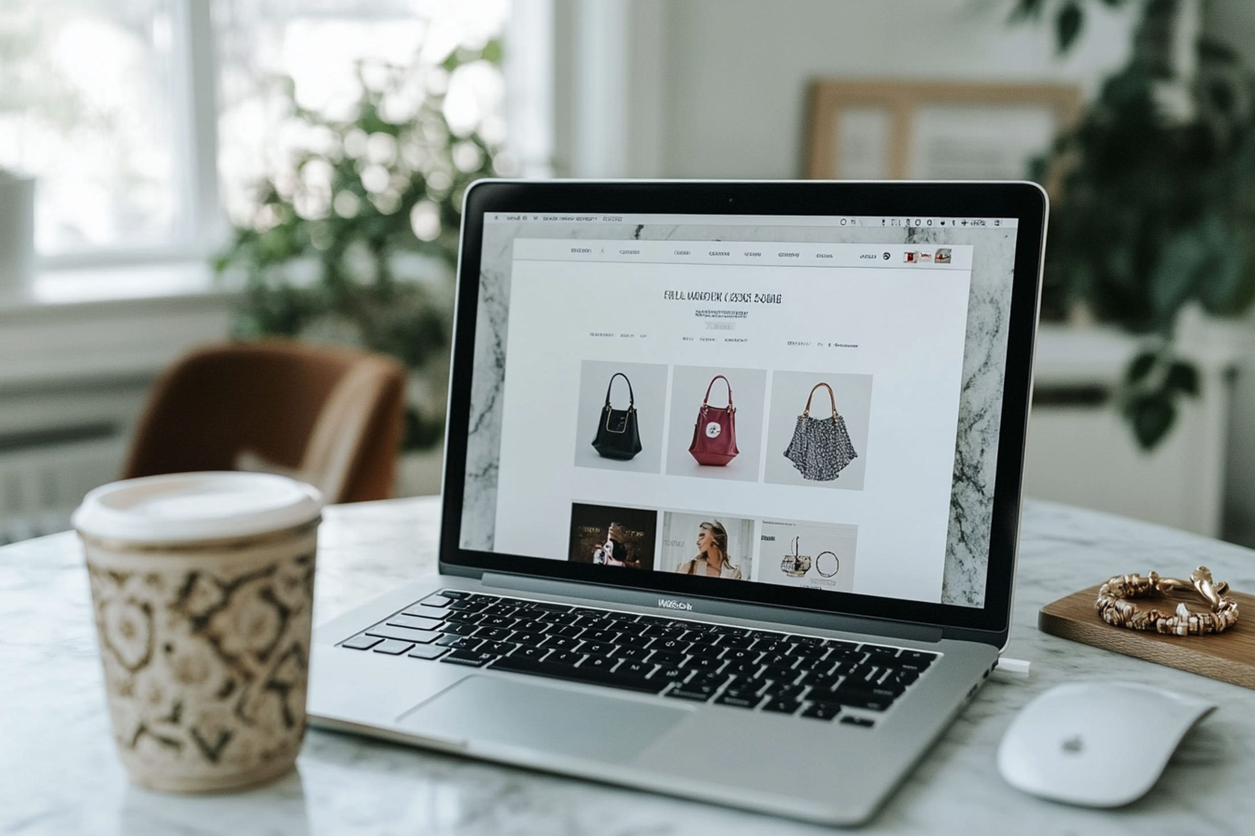 A visually appealing Shopify ecommerce template tailored for a boutique business selling women's fashion and jewelry
